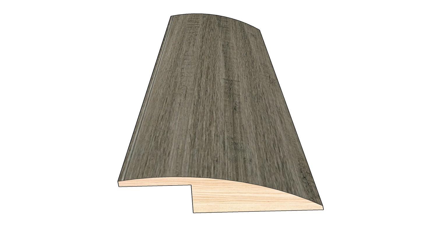 Mixed Gray 0.50 in. Thick x 1.50 in. Width x 78 in. Length Overlap Reducer Hardwood Molding