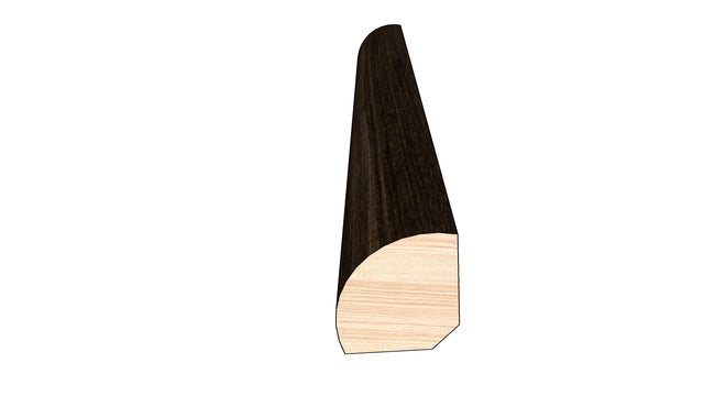 Roasted Cashew 0.75 in. Thick x 0.75 in. Width x 78 in. Length Quarter Round Hardwood Molding