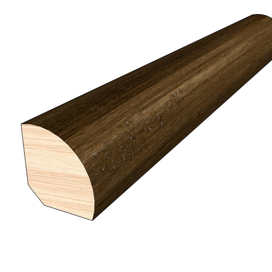 Roasted Cashew 0.75 in. Thick x 0.75 in. Width x 78 in. Length Quarter Round Hardwood Molding