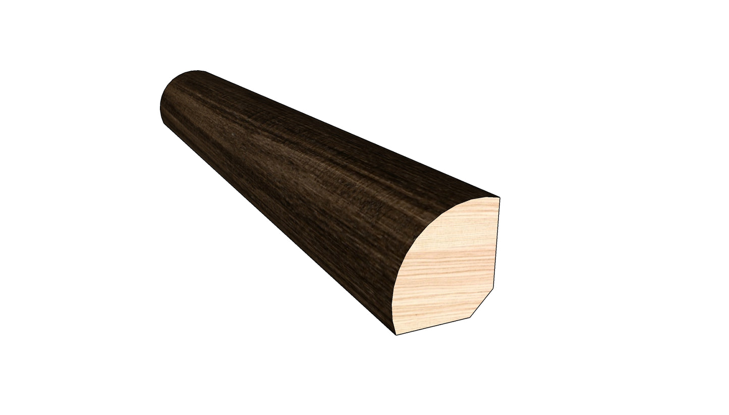 Roasted Cashew 0.75 in. Thick x 0.75 in. Width x 78 in. Length Quarter Round Hardwood Molding