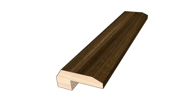 Roasted Cashew 0.523 in. Thick x 1.50 in. Width x 78 in. Length Hardwood Threshold Molding