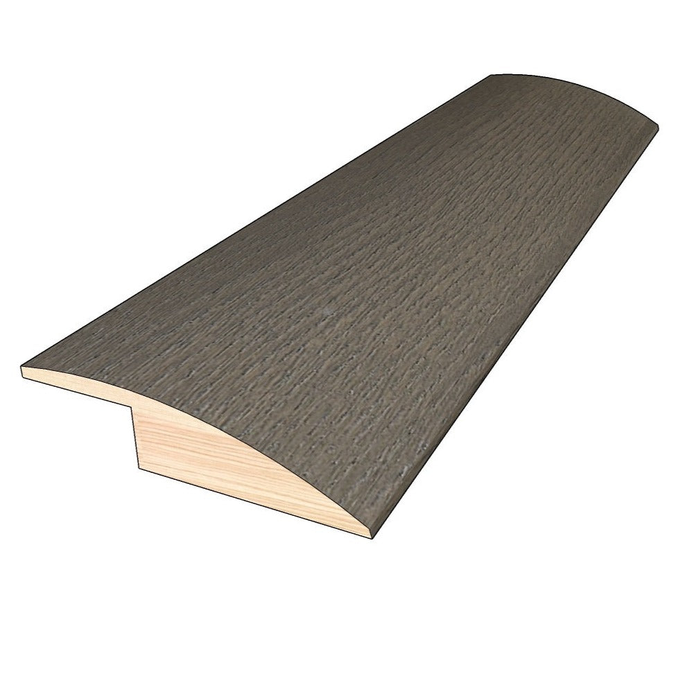 Stormy Gray 0.50 in. Thick x 1.50 in. Width x 78 in. Length Overlap Reducer Hardwood Molding