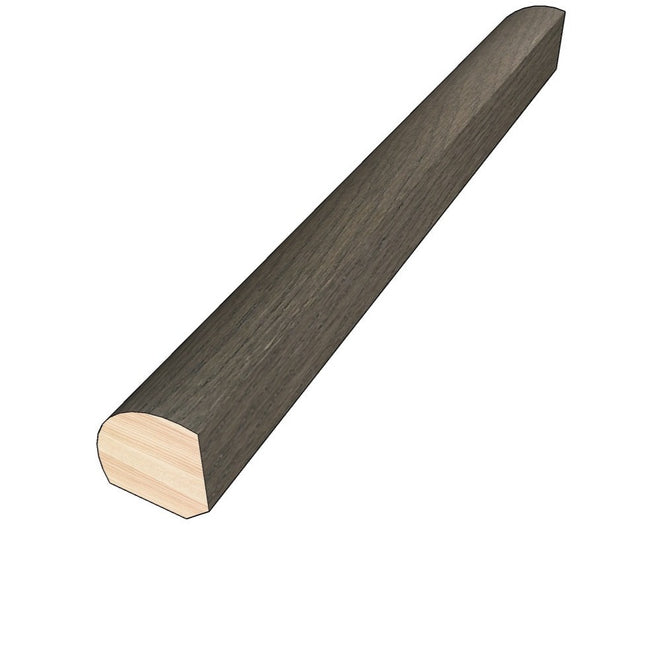 Stormy Gray 0.75 in. Thick x 0.75 in. Width x 78 in. Length Quarter Round Hardwood Molding