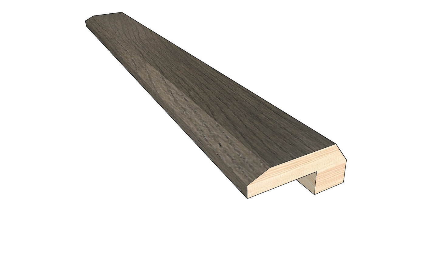 Stormy Gray 0.523 in. Thick x 1.50 in. Width x 78 in. Length Hardwood Threshold Molding