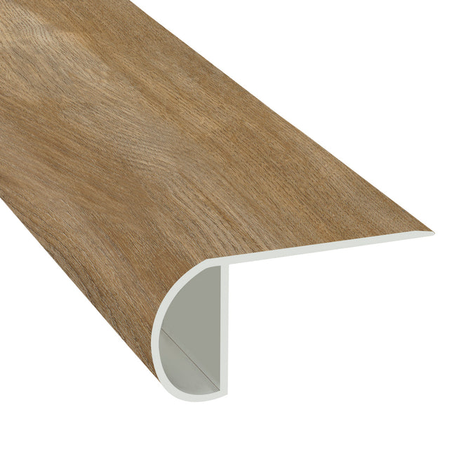 Creme Brule 1.03 in. Thick x 2.23 in. Width x 94 in. Lengthength Overlap Vinyl Stair Nose