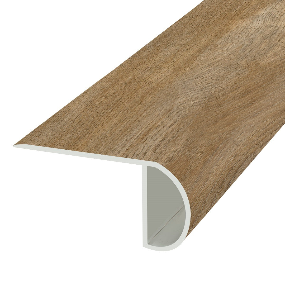 Crème Brule 1.03 in. Thick x 2.23 in. Width x 94 in. Lengthength Overlap Vinyl Stair Nose