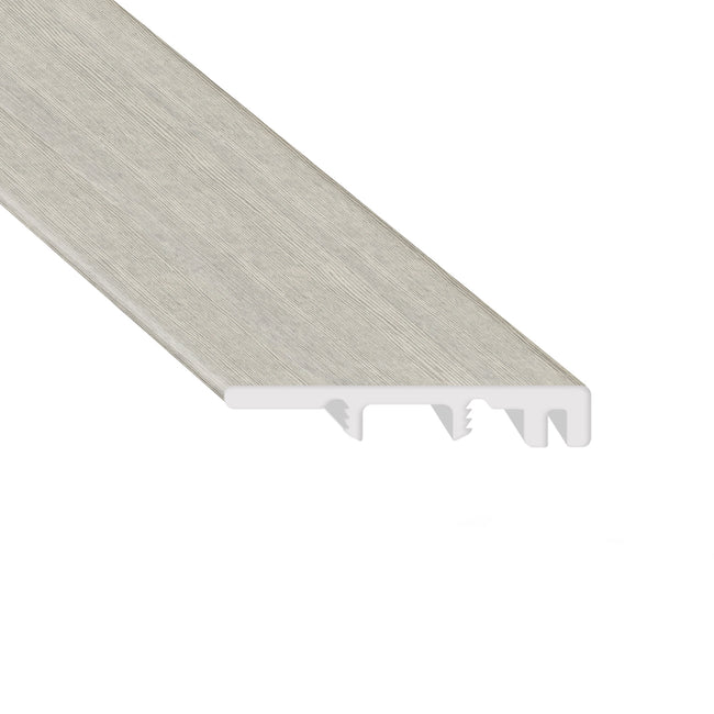 Morning Frost 0.25 in. Thich x 1.5 in. Width x 94 in. Length Vinyl End Molding