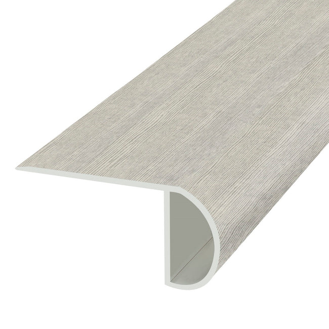 Morning Frost 1.03 in. Thick x 2.23 in. Width x 94 in. Length Overlap Vinyl Stair Nose
