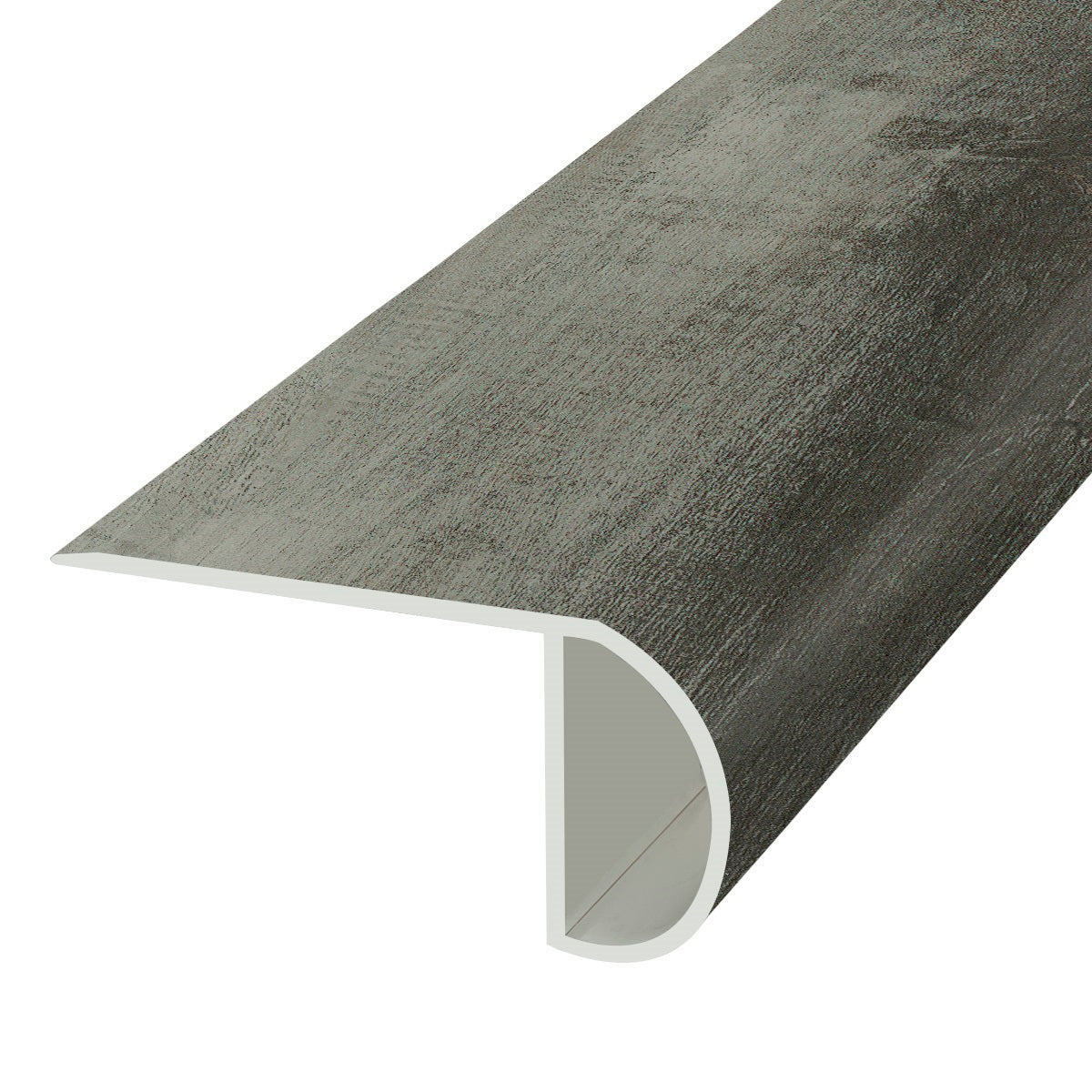 Tundra 1.03 in. Thick x 2.23 in. Width x 94 in. Length Overlap Vinyl Stair Nose