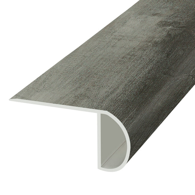 Tundra 1.03 in. Thick x 2.23 in. Width x 94 in. Length Overlap Vinyl Stair Nose