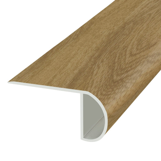 Autumn Gold 1.03 in. Thick x 2.23 in. Width x 94 in. Length Vinyl Overlap Stair Nose Molding