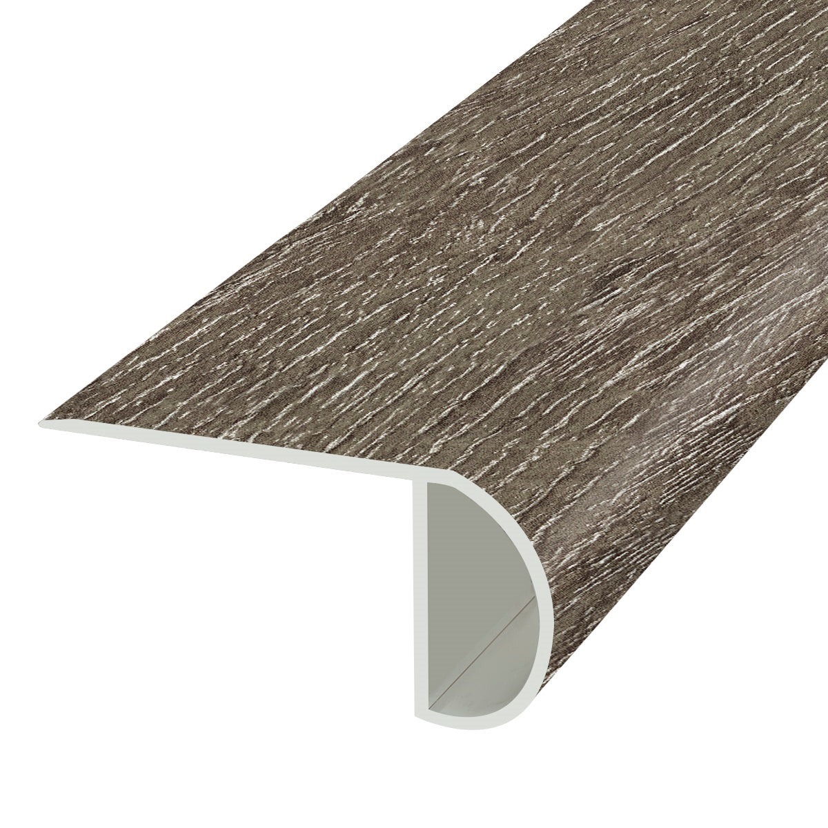 Fence Post 1.03 in. Thick x 2.23 in. Width x 94 in. Length Vinyl Overlap Stair Nose Molding