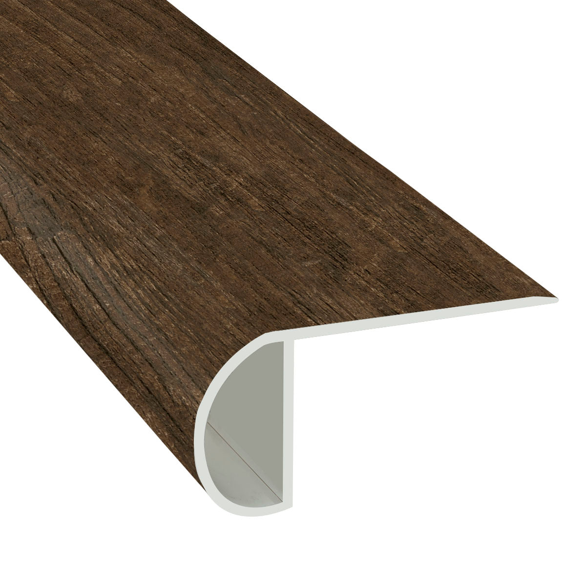 Forest Path 1.03 in. Thick x 2.23 in. Width x 94 in. Length Vinyl Overlap Stair Nose Molding