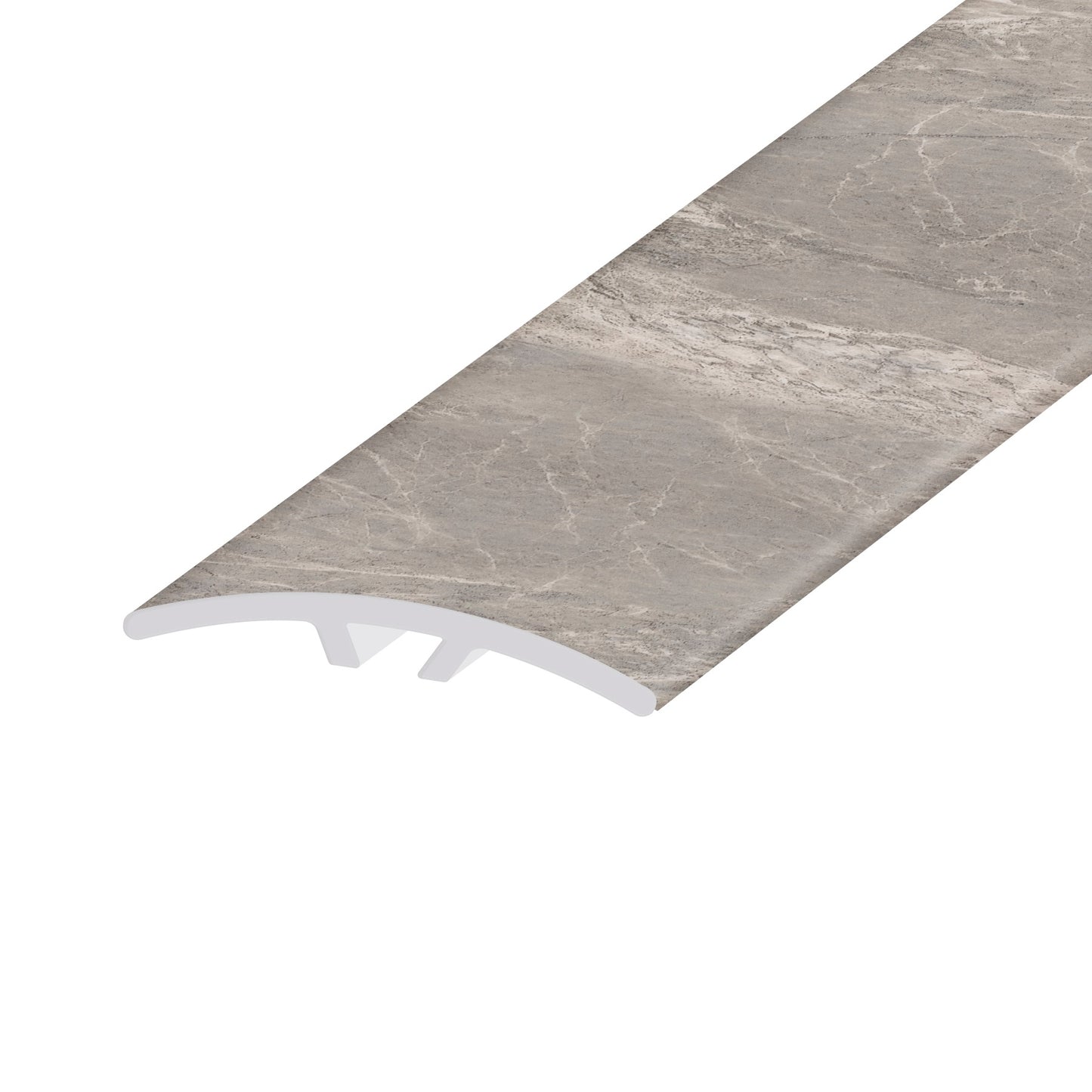 Piazza Travertine 0.23 in. Thich x 1.59 in. Width x 94 in. Length Multi-Purpose Reducer Vinyl Molding
