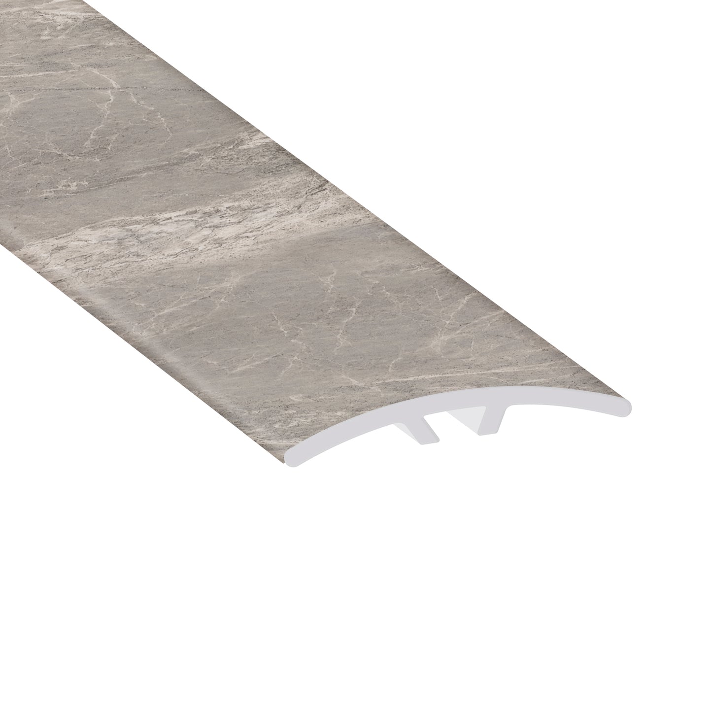 Piazza Travertine 0.23 in. Thich x 1.59 in. Width x 94 in. Length Multi-Purpose Reducer Vinyl Molding