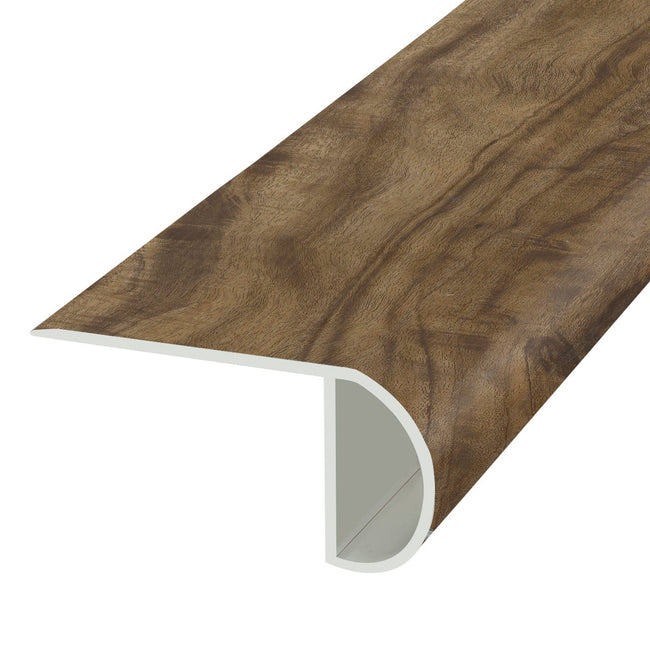 Tiger Acacia 1.03 in. Thick x 2.23 in. Width x 94 in. Length Vinyl Overlap Stair Nose Molding