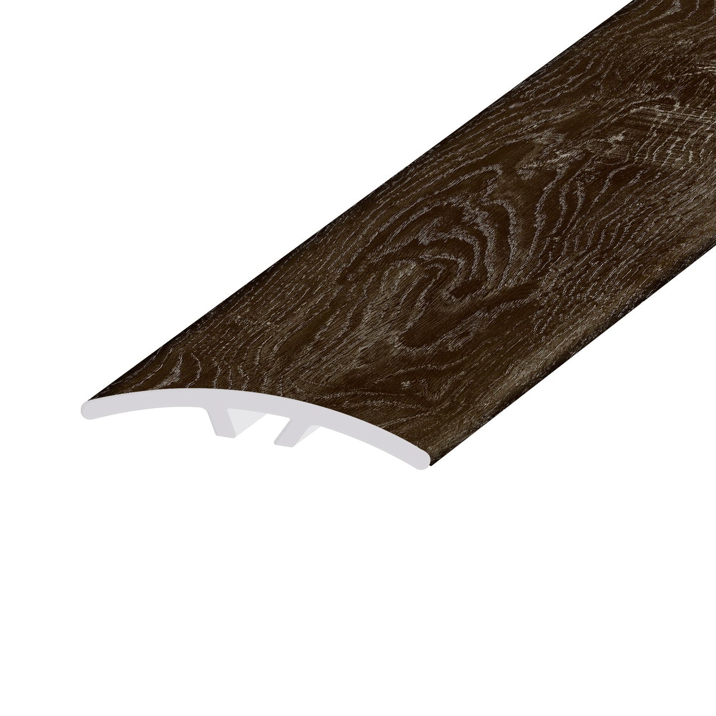 Frosted Oak 0.23 in. Thich x 1.59 in. Width x 94 in. Length Vinyl Multi-Purpose Reducer Molding