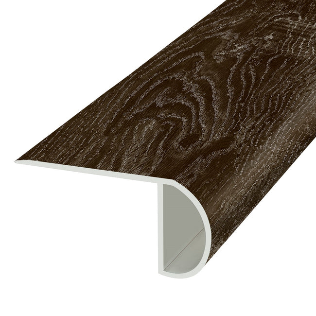 Frosted Oak 1.03 in. Thick x 2.23 in. Width x 94 in. Length Overlap Stair Nose Molding